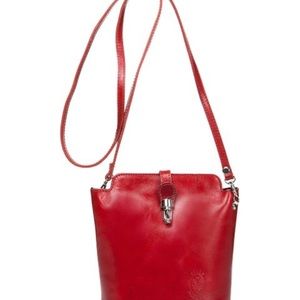 Pure Italian Leather- Massimo Castelli crossbody
